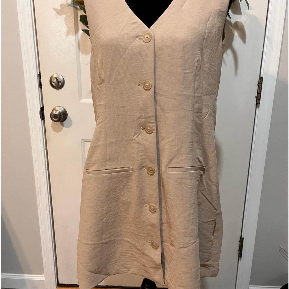 A&F tan dress